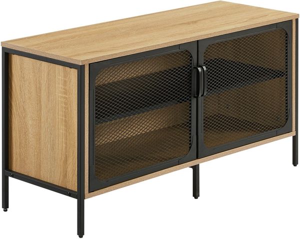 OTTO home TV-Board Amance, mit natürlichen ABS-Kanten und langlebigem Metallgestell
