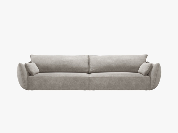 Micadoni 4-Sitzer Sofa Kaelle Chenille Over The Horizon Hellgrau