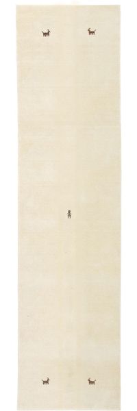 Gabbeh Teppich - Indus »Sahara« 300 x 80 cm - beige - läufer