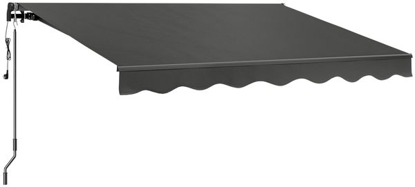 STEELSØN 'Kestria' Gelenkarmmarkise 300x250 cm mit LEDs, Markise elektrisch, anthrazit, Terrassenmarkise komplett vormontiert Bild 11