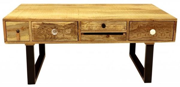 Couchtisch Manu 110x45x60 aus Mangoholz