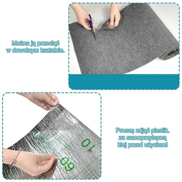 HAUSS SPOLE Kratzbrett DIY Kratzmatte Kratzteppich Selbstklebende Kratzpad Katze