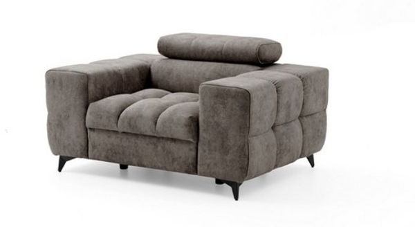 NEXT COLLECTION Sessel Pudding, Verstellbare Kopfstütze, HR-Schaumstoff + Wellfeder Bild 3