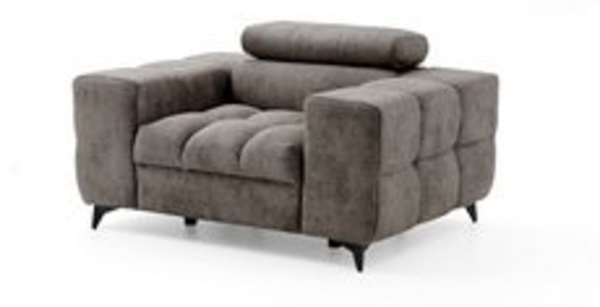 NEXT COLLECTION Sessel Pudding, Verstellbare Kopfstütze, HR-Schaumstoff + Wellfeder Bild 5