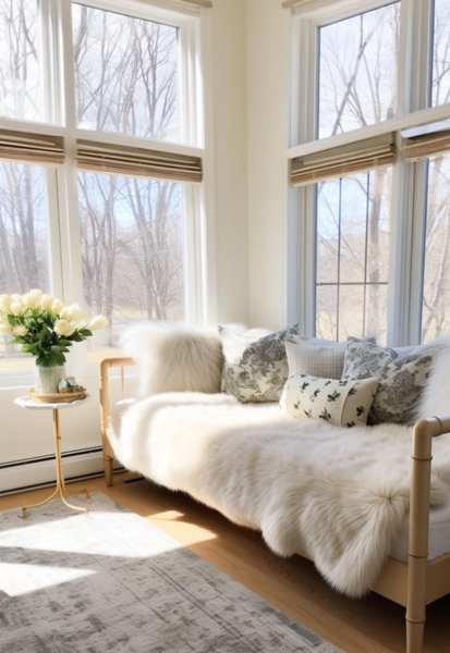 Lammfell Natur Farben Farbe: Champagner | Größe: 120-130 Bild 8