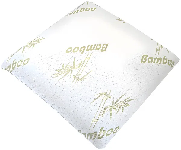 Vente-unique - DOUCEUR Kopfkissen Stoff Weiß - B 60 cm x H 12 cm x L 60 cm