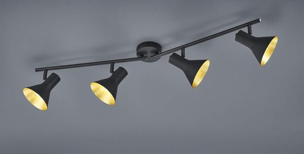 Deckenlampe aus Metall für Ihr Arbeitszimmer Goldfarben Nina