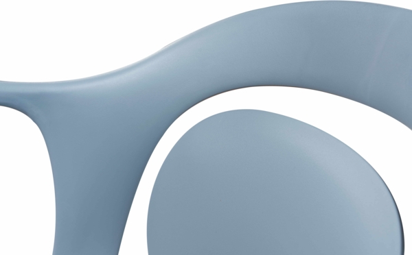 Stuhl Chuck 110 4er-Set Graublau Bild 3