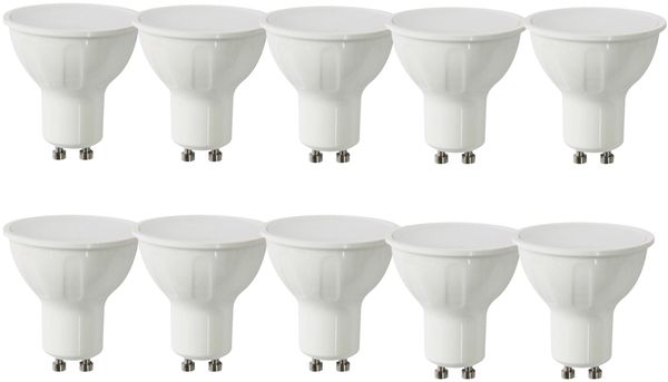 5x 5W GU10 LED Leuchtmittel Leuchte Birne Spot Abstrahlwinkel: 110° 400 Lumen 3000K Warmweiß