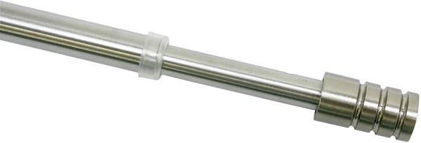 Gardinia Vitragestange Zylinder, Ø 10 mm, ausziehbar 40-65 cm