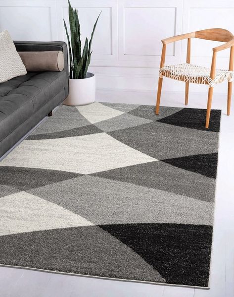 the carpet Teppich Pearl, rechteckig, Höhe: 11 mm, moderner dichter Wohnzimmer Teppich Konturenschnitt