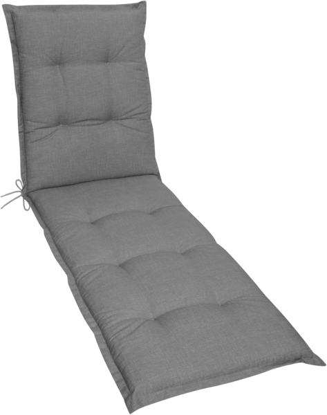 Gardissimo PREMIUM Rollliegenauflage Gartenliege Auflage Kissen grau