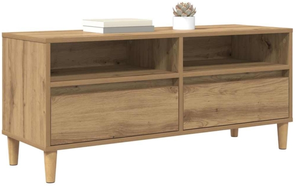 vidaXL TV-Schränk Artisan-Eiche 100 x 34,5 x 44,5 cm Holzwerkstoff 881460 Bild 2