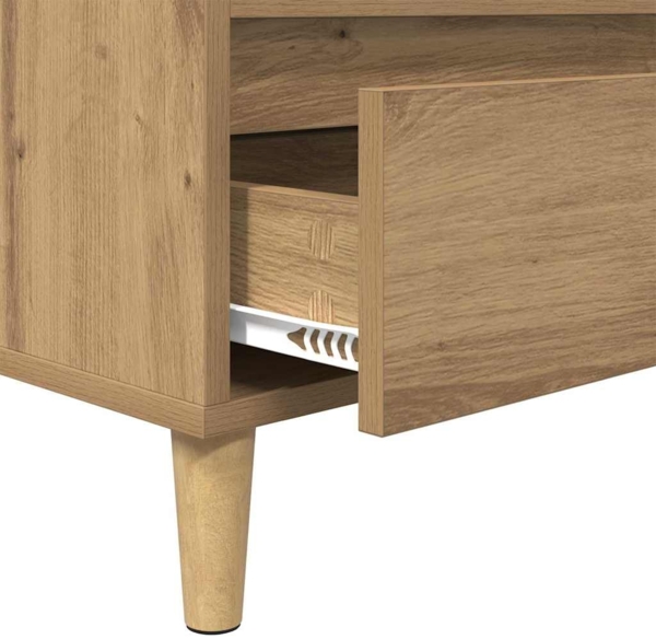 vidaXL TV-Schränk Artisan-Eiche 100 x 34,5 x 44,5 cm Holzwerkstoff 881460 Bild 8