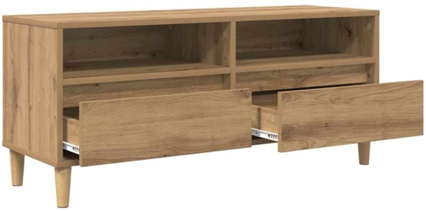 vidaXL TV-Schränk Artisan-Eiche 100 x 34,5 x 44,5 cm Holzwerkstoff 881460 Bild 4
