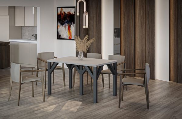 Endo-Moebel Kulissen-Esstisch XXL Dunaj 130-405cm ausziehbar erweiterbar extra groß 4m lang, für 10-12 Personen, breit, riesiger Designtisch, Funktionstisch modern