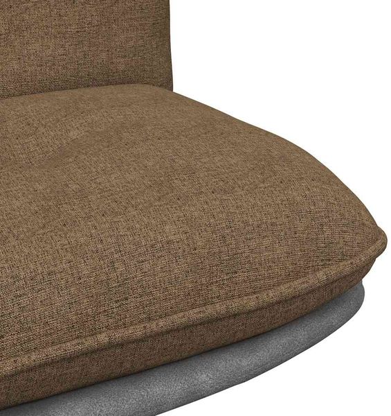 vidaXL Bürostuhl Drehbar Taupe Stoff 4105395 Bild 8