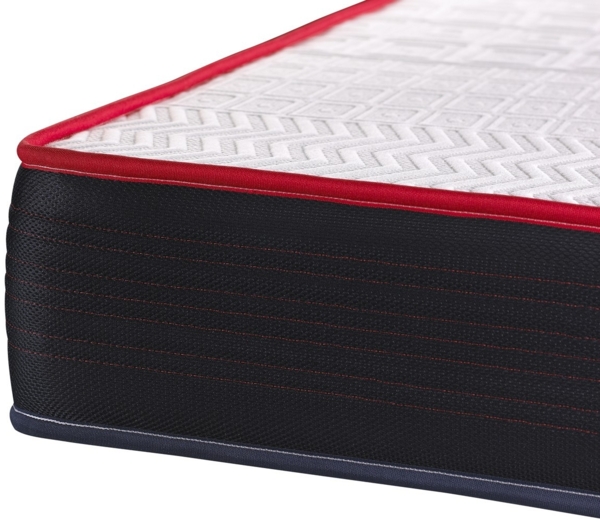 VITALPOWER matratze 160x200 cm + Bettgestell mit lattenrost, Härtegrad 4, Rückstellschaum, Höhe : 20 cm Bild 4