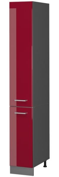 Apothekerschrank R-Line Rot Hochglanz 30 cm Vicco