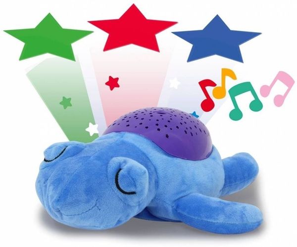Jamara Nachtlicht Dreamy TurtleLED 32 cm blau/violett