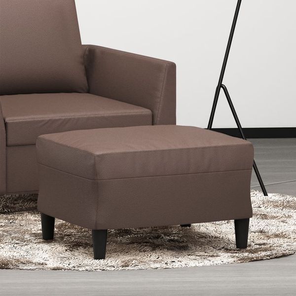 vidaXL Fußhocker Braun 60 x 50 x 41 cm Kunstleder [349289]