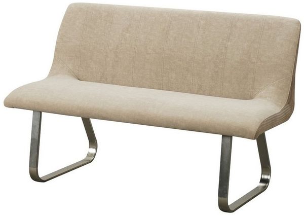 HTI-Living Polsterbank Bank 3-Sitzer Taupe Emrys (Stück, 1-St, 1 Sitzbank), Esszimmerbank Küchenbank