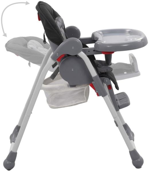 Baby-Hochstuhl Grau Bild 12