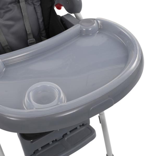 Baby-Hochstuhl Grau Bild 8