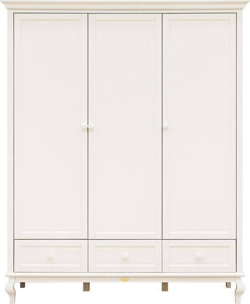 Bopita Juliette 3-türiger Kleiderschrank – Off-Whi
