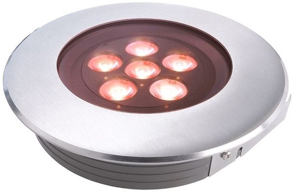 Deko Light Flat I RGB Bodeneinbaustrahler Außen LED silber IP67 510lm 30° Modern