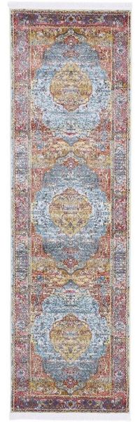 carpetfine Läufer Esha, rechteckig, Höhe: 8 mm, Vintage Look, Wohnzimmer