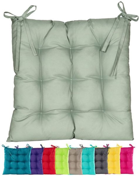 JACK Stuhlkissen JACK Outdoor 38x38cm Sitzkissen Lounge Kissen Sitzkissen Wasserfest, mit Lotus Effekt, robust, strapazierfähig, für Innen & Außen