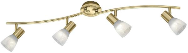 Exquisiter 24 Watt LED Strahler in Messing matt