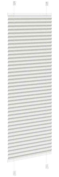 vidaXL Plissee Hellgrau 40x100 cm Stoffbreite 39,4 cm Polyester 4015318 Bild 4