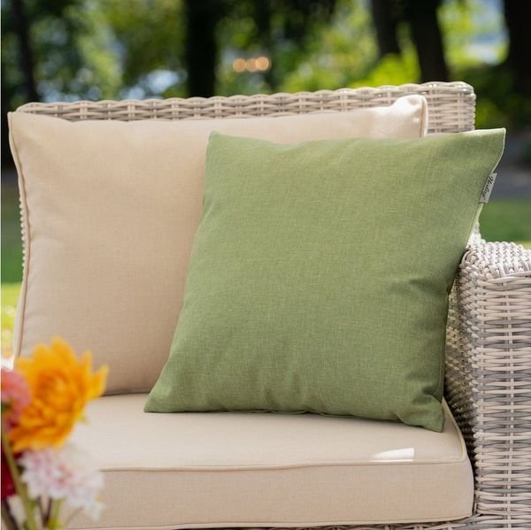 Herlag Dekokissen SUNNY Outdoor, Garten, Wetterfest, 40x40cm oder 50x50cm, 9 Farben, mit Innenkissen