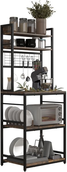 VCM Küchenmöbel Unterschrank Kolari 920382 Eiche Vintage H. 150 x B. 60 x T. 40 cm