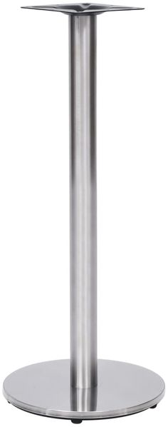 vidaXL Bistrotisch-Gestell Silbern Ø45x107 cm Edelstahl 325440