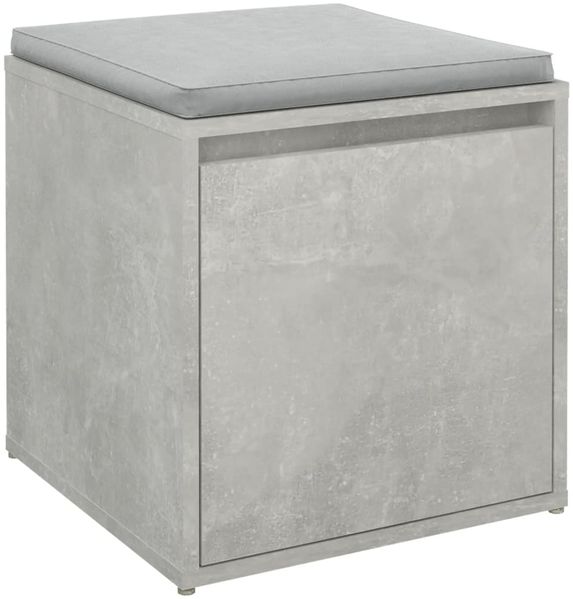 vidaXL Schubladenbox Betongrau 40,5x40x40 cm Holzwerkstoff 808778 Bild 4