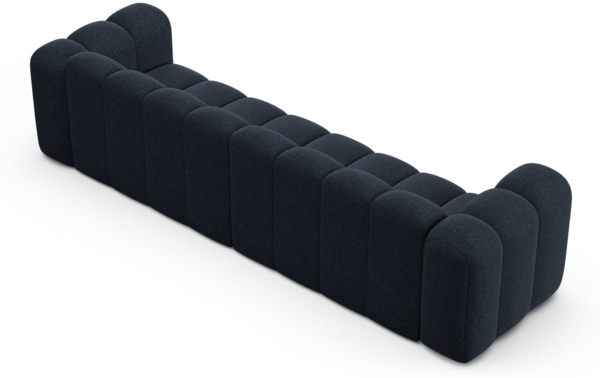 Micadoni Modulares Sofa Lupine 4-Sitzer Chenille Eden Marineblau Bild 3
