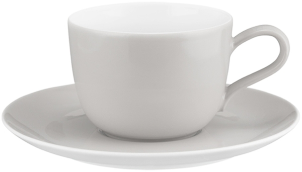 Seltmann Weiden Liberty Pure Colors Kaffeetasse mit Untertasse 260 ml - New Grey