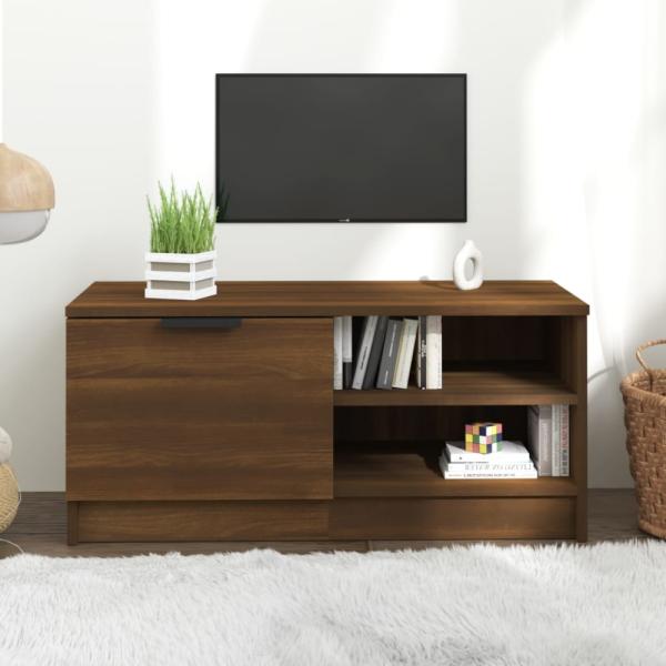 vidaXL TV-Schrank Braun Eichen-Optik 80x35x36,5 cm Holzwerkstoff 817121