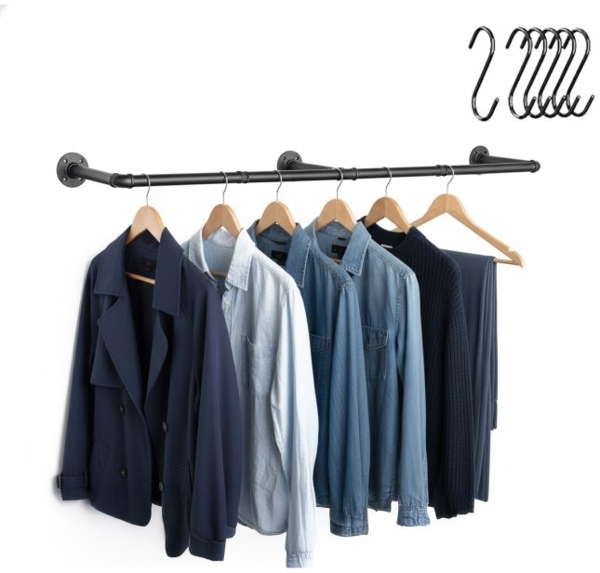 Industrial Kleiderstange Wandmontage 10051386_59