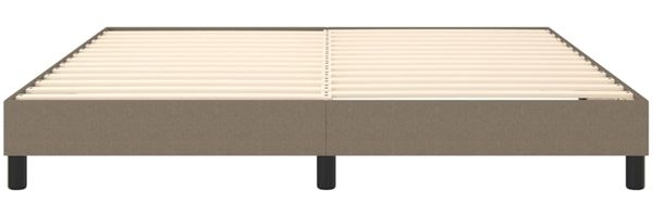 vidaXL Boxspringbettgestell Taupe 180x200 cm Stoff 3120536 Bild 5