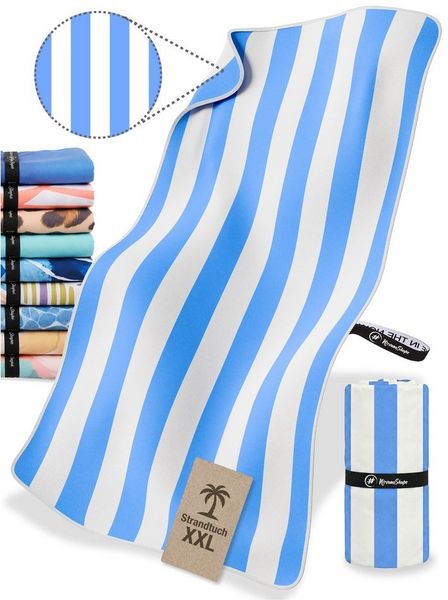 NirvanaShape Strandtuch Strandtuch XXL - Strandhandtuch, Mikrofaser Badetuch, Handtuch