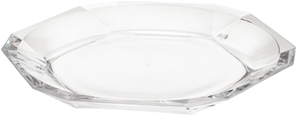 Pasabahce Crystallin Reflection Servierplatte aus hochwertigem Glas - ø30 cm