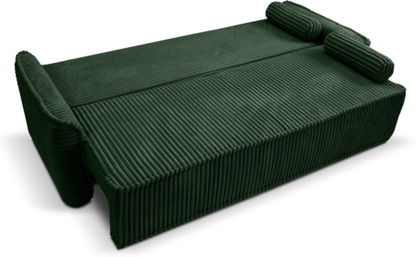 Schlafsofa (B/H/T: 225x96x93 cm) in Smaragdgrün Bild 4