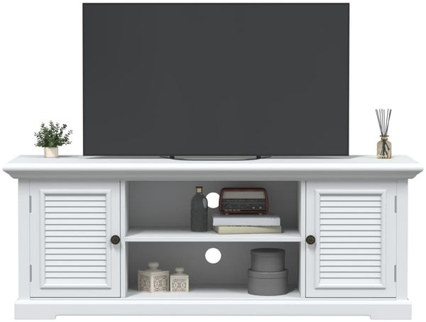 vidaXL TV-Schrank Weiß 110x30x41 cm Holzwerkstoff 4009903