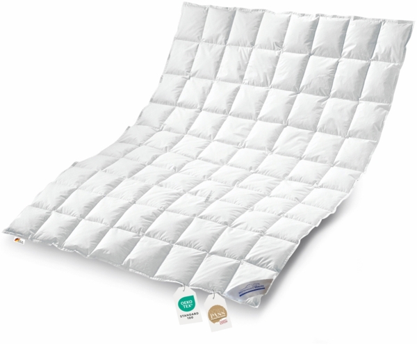 Daunenpass Sommer Daunen Bettdecke Sommerbett Sommerdecke 300g 155x220