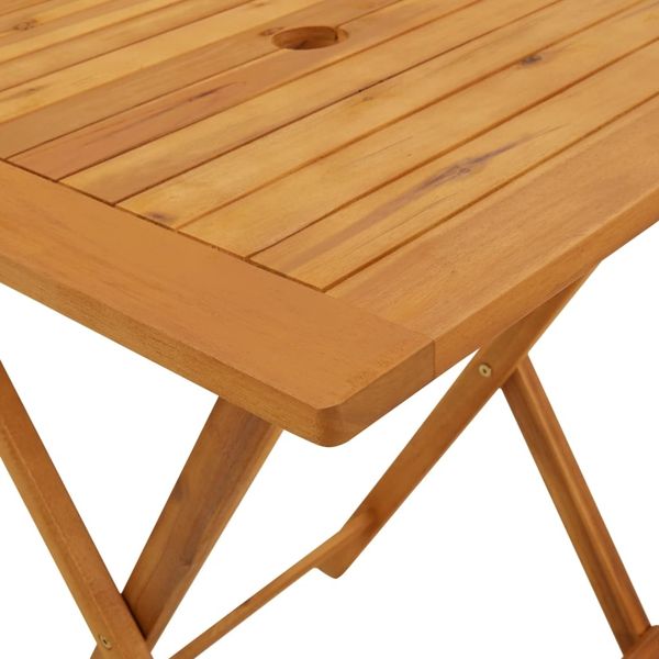 vidaXL 3-tlg. Bistro-Set Beige Stoff und Massivholz 3281811 Bild 11
