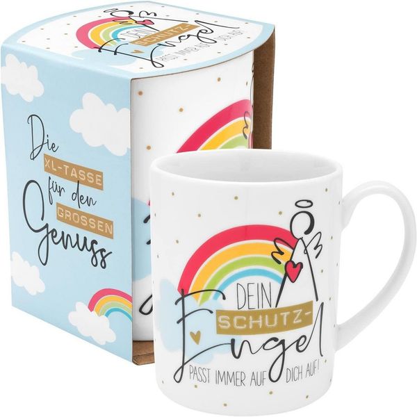 XL Tasse Kaffetasse Kaffeebecher Teetasse 0,6l Sheepworld Schutzengel 47773